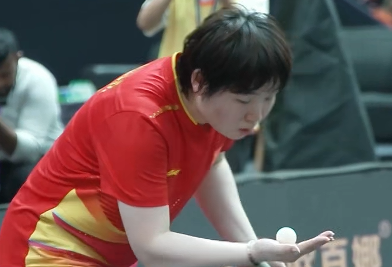 一个擦网, 完全被打乱 一个擦网, 完全被打乱